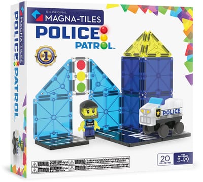 Magna-Tiles | Police Patrol 20 Stuks Set