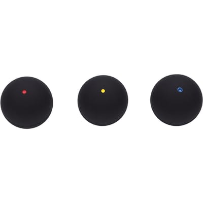 Squashballen Gemengde Snelheden Enkele Blauwe Rode Gele Stip Rubberen Bal Set Hoge Stuiters Squashballen voor Beginners Gevorderden