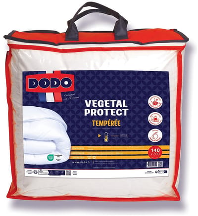 Vente-unique DODO middelzwaar, anti-huisstofmijt dekbed - 140 x 200 cm - VEGETAL PROTECT