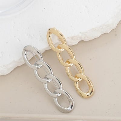 Eenvoudige afneembare broekclips Verstelbare taillegesp Nagelvrije metalen pinnen Knop voor meisjes Jeans Taillespanner 2PCS beige