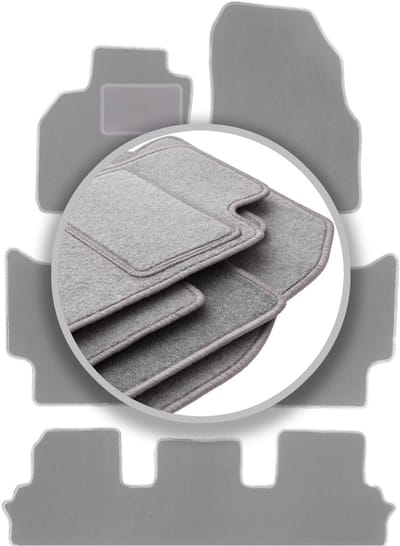 Automatten asgrijs voor: Renault Grand Scenic III 7-zits (2009-2015)
