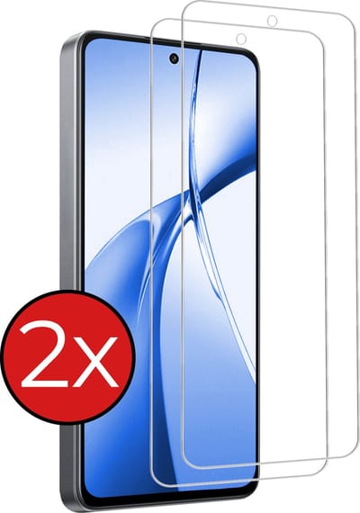 Screenprotector - 2 Stuks - Geschikt voor OnePlus Nord CE4 - Extra Sterk - Beschermglas - Gehard Glas - Tempered Glass - Screen Protector