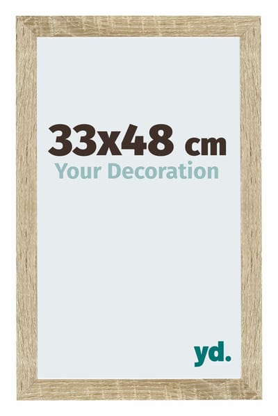 Your Decoration - Puzzellijst 33x48 cm - Sonoma Eiken - Puzzellijst 500-1000 stukjes - MDF Fotolijst - Mura
