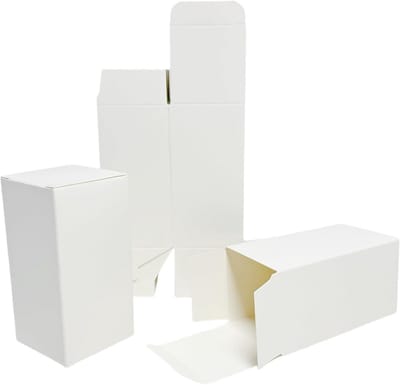 Dailygoods- Kraftpapieren Dozen 50 Stuks - Rechthoekige Dozen - Geschenkdozen met Deksel - Eenvoudig te Monteren - 100% Recyclebaar - Charmante Rustieke Look