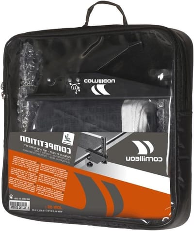 Tafeltennis Net - Palen Set - Wedstrijd Spelen - ITTF Gecertificeerd - 40 mm Klem - Zwart