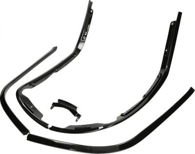 Sierlijst set Vespa Primavera, Sprint glans zwart