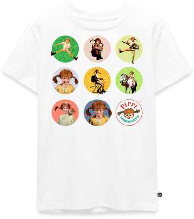 Pippi Langkous Foto's Van Pippi In Cirkels Premium T Shirt Kinderen