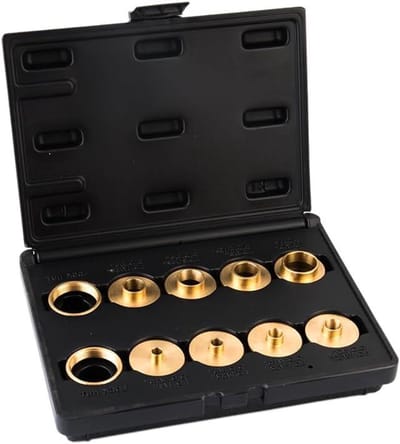 Router Sjabloon Bus Gidsen - Router Mal Set - Houtbewerking Precisie - Massief Messing - 10 Stuks - Messing