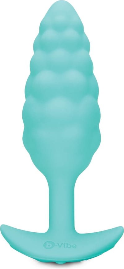 B-Vibe - Texture Plug Bump Blauw