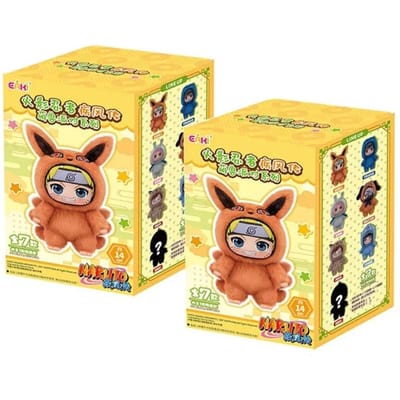 Nieuwe EAKI Naruto Blind Box Shippuden Pluche Knuffel Figuur Schattig Feest Duurzaam Cadeau Voor Vrouwen Verzamelaar Actiefiguur Editie