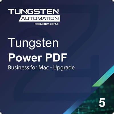 Tungsten Power PDF 5 Business for Mac - Upgrade Upgrade 5 - 24 User
