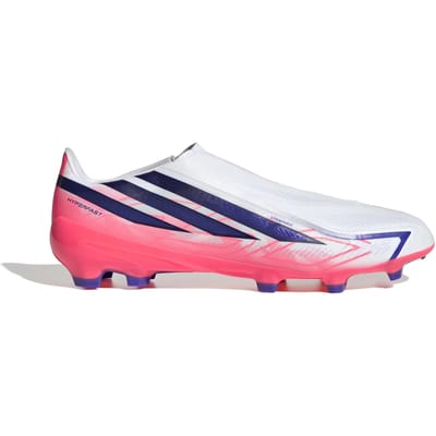 Adidas Performance F50 Hyperfast League Laceless Firm Ground Voetbalschoenen - Unisex - Wit