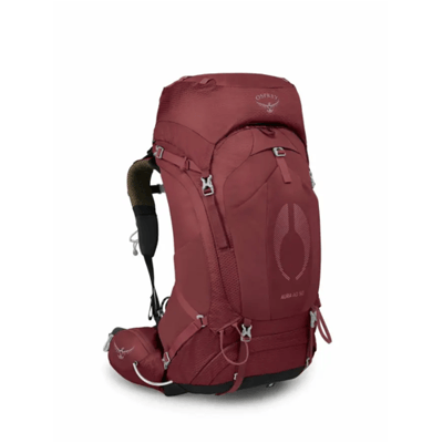 Osprey Aura AG 50L Rugzak Dames (Maat - WM-L, Kleur - Berry Sorbet Red)