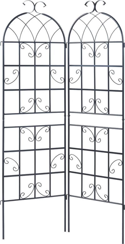 Tuinlatwerk Barrea hekwerk voor klimplanten 180x50 cm set van 2 casa.pro