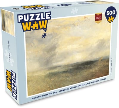 Puzzel Margate Form the Sea - Schilderij van Joseph Mallard William Turner - Legpuzzel - Puzzel 500 stukjes
