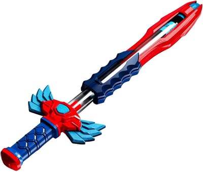 Water Sproei Speelgoed - Waterkanon - Zomer Buiten Spelen - Vijf Gaten Sproei - 43 cm Lengte - Blauw