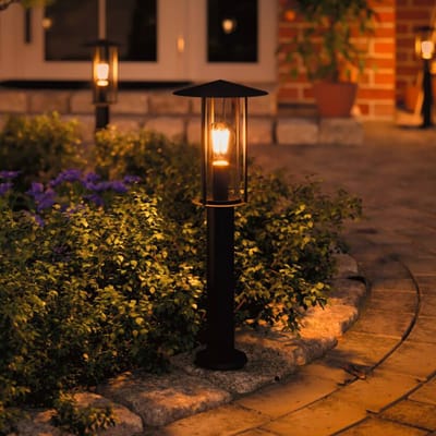 Bolderlamp Classic insectvriendelijk IP44 500 mm 2200K 4,3W 420lm 230V Zwart E27 Metaal