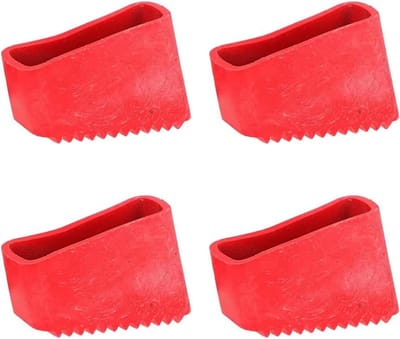 Allecto Plus - Rubberen Voeten voor Ladder - Anti-Slip - Vervangende Laddervoeten voor Huishoudelijke Ladder en Opvouwbare Trap - 4 Stuks.