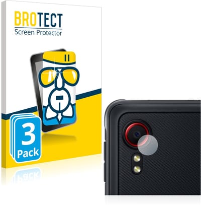 Screenprotector 3 Stuks voor Samsung Galaxy XCover 5 (ALLEEN Camera Lens) Beschermglas transparant