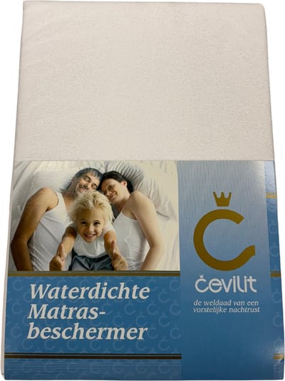 Cevilit – Waterdichte molton hoes – Matrasbeschermer – Maat 90x220- Gegarandeerd waterdicht & Urine bestendig - Opgebouwd uit 3 lagen – Badstof – Ondoordringbaar voor huisstofmijd - K100
