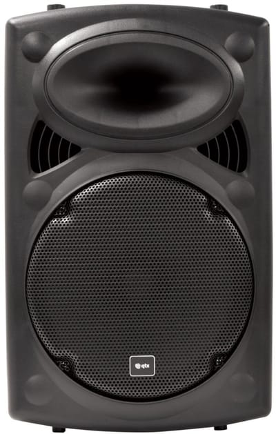 QTX QR15PA Draagbare PA-luidspreker met TWS + UHF USB/SD/FM-BT-mediaspeler met opnamefunctie