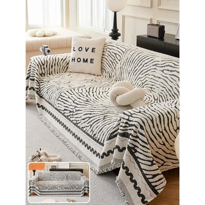 Lichte Luxe en High-end Bankhoes Herfst en Winter Bankkussen Antislip Bankhoes Dik Pluche Bankhanddoek Hoes Deken 180*130cm