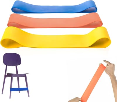 Verstelbare Stoelbanden voor Kinderen met ADHD, Autisme en Angst - 3 Stuks Sensory Speelgoed voor Verbeterde Focus en Comfort (0.4, 0.6, 0.8mm, Leeftijd 3-10)