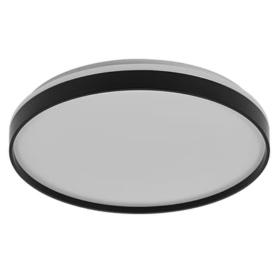 OSRAM ORBIS Gisela LED Plafondlamp 485mm, 36W, 3000K warm wit, Zwart, Metaal met Kunststof ring, IP20