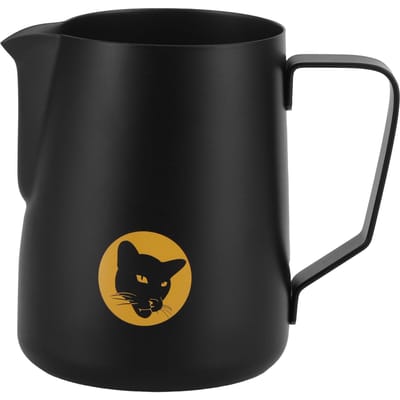 600ml Koffiekop Mok Multifunctioneel 304 Roestvrij Staal Melkopschuimpitchet Zwart black