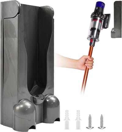 Stofzuigerhouder - Accessoire houder - Opbergen accessoires - Eenvoudige montage - Niet gespecificeerd - Zwart