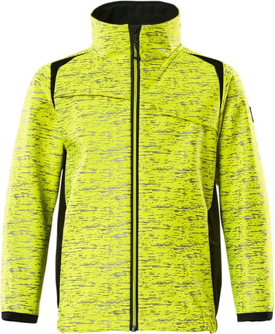 Mascot Accelerate Safe Softshell jas voor kinderen 19902-291 - Hi-Vis geel/zwart - 104