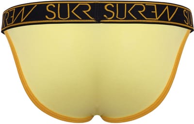SUKREW Tanga Gleaming Gold - MAAT M - Heren Ondergoed - Slip voor Man - Mannen Brief