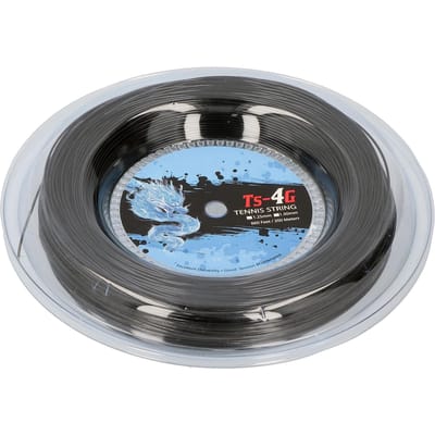 200m duurzame polyester tennisracketsnaar, ronde, slagbestendige, harde racketsnaar(1,30 mm ) gray