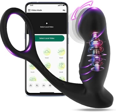 Ynkkvre - Analvibrator met APP-besturing - Mannen - 9 Vibratiemodi - Prostaatstimulatie - Voor solo of koppelsessies - Waterproof