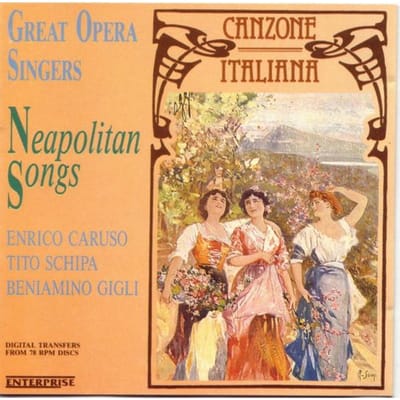 CD DIVERSEN - Canzone Italiana - Great Opera Sing OM3301 Enterprise Italy Klassiek Gebruikt beige