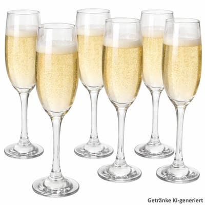 Set van 6 IMPERIAL champagneglazen - 44704