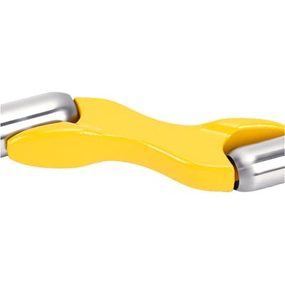 Outil de jointoiement de maçonnerie Truelle à briques en acier inoxydable 4 tailles 1/2 3/4 5/8 7/8 pouce pour le jointoiement de briques et la réparation de murs jaune