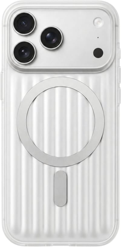 Mastersøn iPhone 17 Pro Hoesje met MagSafe - Zilver - Geschikt voor MagSafe