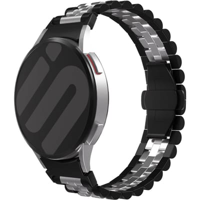 Samsung Gear Sport Jubilee stalen band (zwart/zilver)