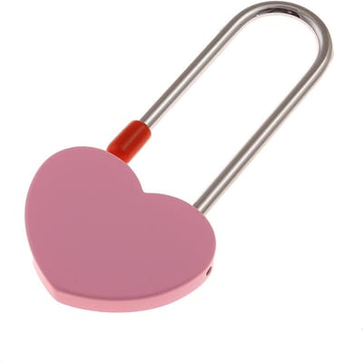 Hart Hangslot Koppel Liefdesslot Brug Voor Haar Hem Verloving Bruiloft Jubileum Valentijnsdag Reiscadeaus