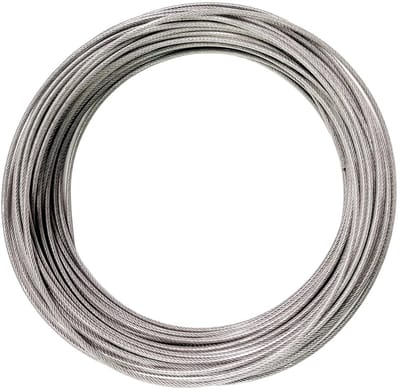 30 Meter RVS Kabeldraad met PVC Coating voor Tuin en Terras Toepassingen