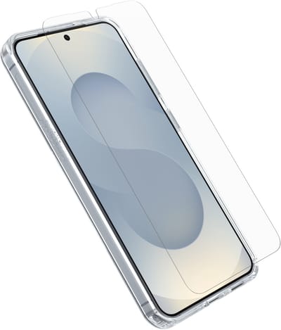 Otterbox - Symmetry Clear hoesje + Glass screenprotector - Geschikt voor de Samsung Galaxy S25 - Transparant