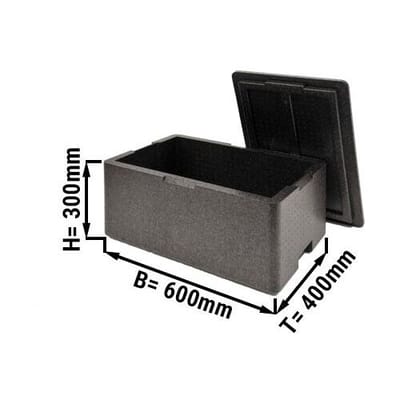 GGM Gastro Thermobox - GN 1/1 - 45,4 Liter Zwart