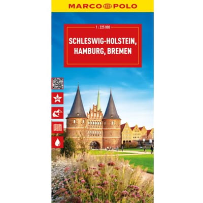 Marco Polo Sleeswijk-Holstein 1 - Marco Polo Wegenkaart