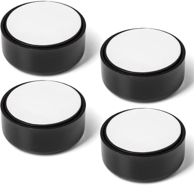 4s SOTECH meubelpoot Golf, zwart, diameter: 53,5 mm, hoogte: 23,5 mm verstelbaar