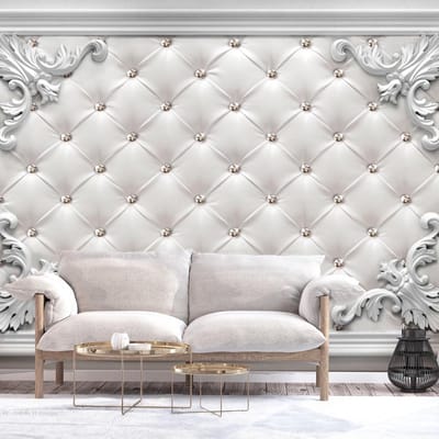 200cm X 140cm - Fotobehang - Klassieke lederlook, premium print vliesbehang