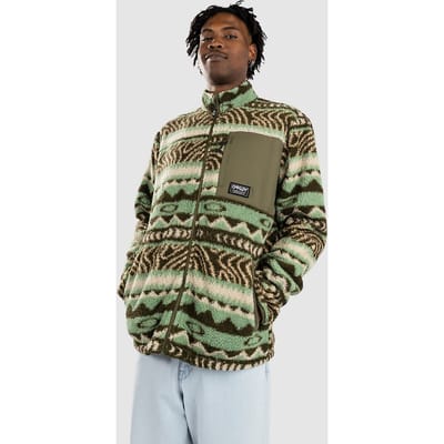 Oakley Mountain Fire Sherpa Zip Hoodie groen