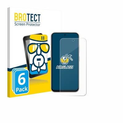 Screenprotector 6 Stuks voor ZTE Nubia V80 Pro Beschermglas transparant