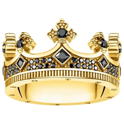 Thomas Sabo - Unisex Ring - 750 / - geel goud - zirconia - TR2208-414-11-56