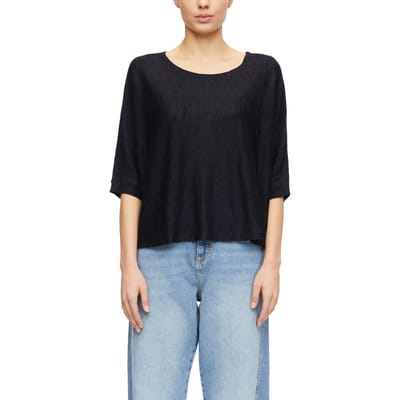 Comma  Jackets Indoor Marine Size: S | Long-Sleeved Tops Outlet | Dames | Zwart